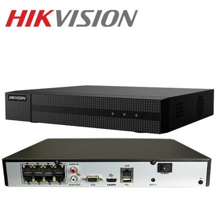 Nvr Hikvision HWN-4108MH-8P 8 canali PoE Ultra HD 4k H.265+